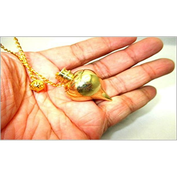 New Gold Plated Metal Pendulum Healing Dowsing A+ Metaphysical Spiritual Answers New Gold Plated Metal Pendulum Healing Dowsing A+ Metaphysical Spiritual Answers